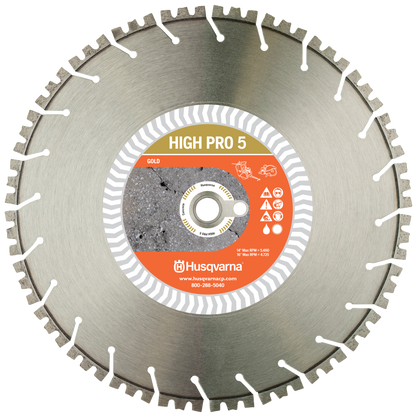 Diamond Blades For Concrete - Husqvarna High-Pro 5