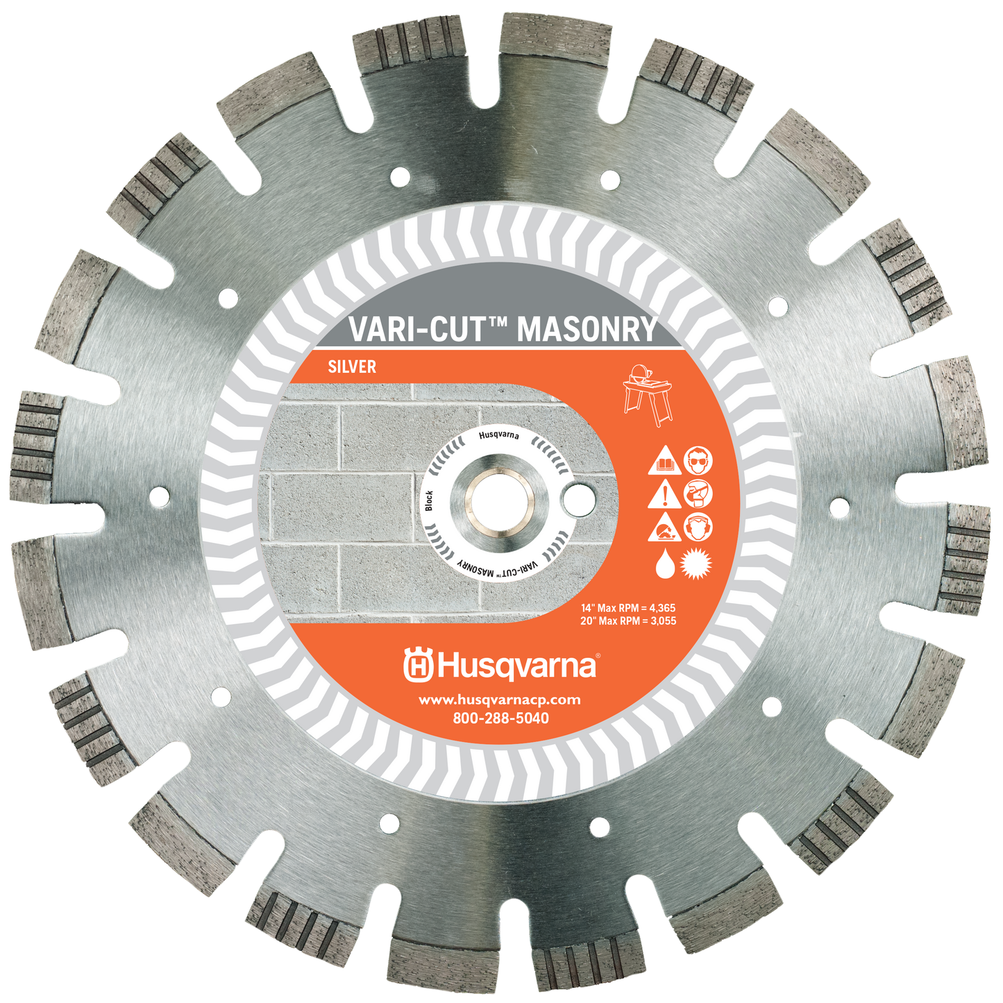 Masonry Saw Blades - Husqvarna Vari-Cut Masonry