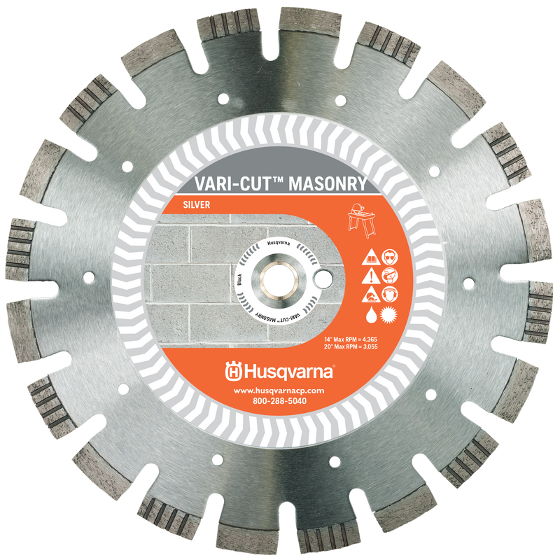 Masonry Saw Blades - Husqvarna Vari-Cut Masonry