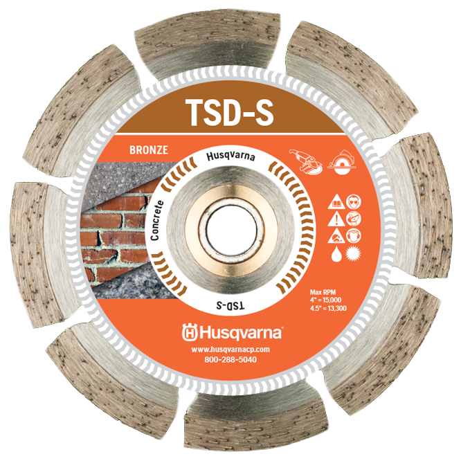 Cement Cutting Blade - Husqvarna Tsd-S Dri Disc