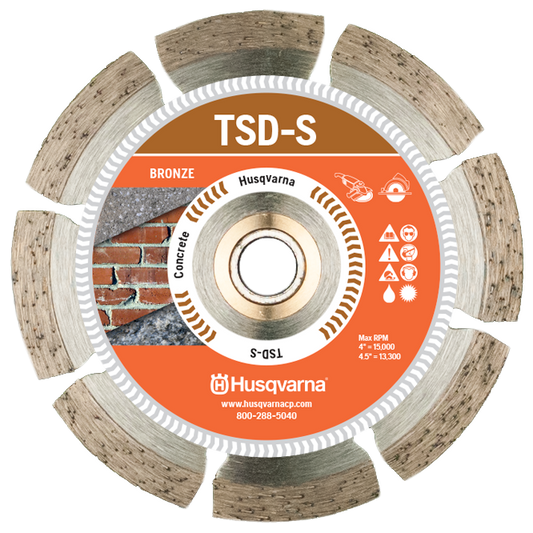 Cement Cutting Blade - Husqvarna Tsd-S Dri Disc