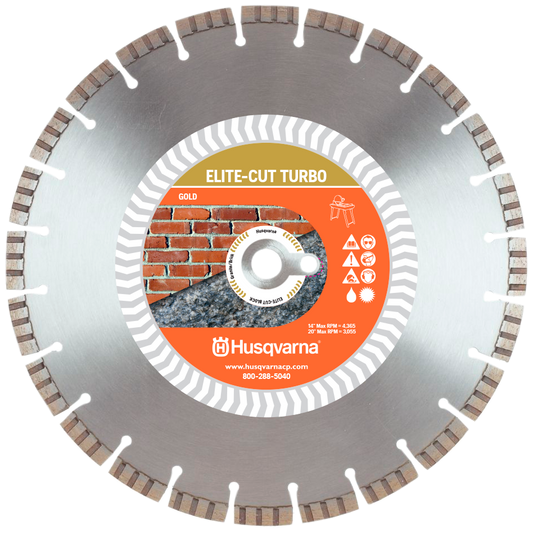 Granite Cutting Blade - Husqvarna Elite-Cut Turbo