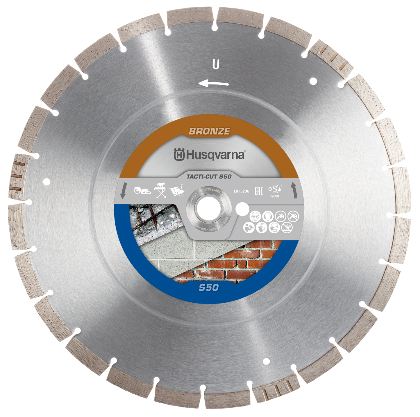 Diamond Masonry Blade - Husqvarna Tacti-Cut S50