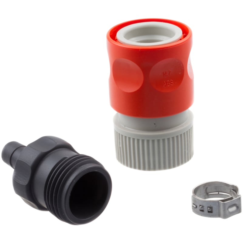 Husqvarna Hose Coupling W. Mod. Nipple & Hose Clamp