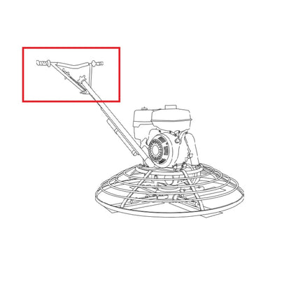 Handle Bar (P065) Spare Part for JXPT36K 36" Power Trowel Kohler JXPT36K-HB-4