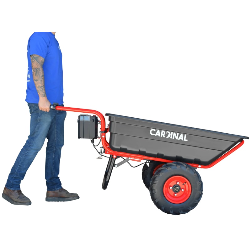 Heavy Duty Electric Utility Cart 40V Battery-Powered Wheelbarrow 660-lb. Bucket Capacity CKART300e-7