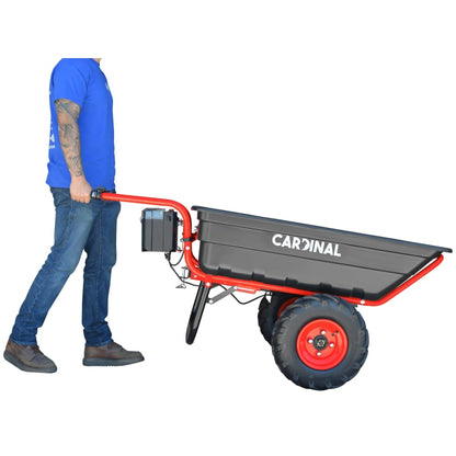 Heavy Duty Electric Utility Cart 40V Battery-Powered Wheelbarrow 660-lb. Bucket Capacity CKART300e-7