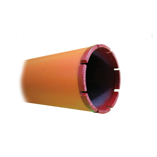 Diamond Core Drill Bit - Heavy Duty Orange Precast Core Bore Bit
