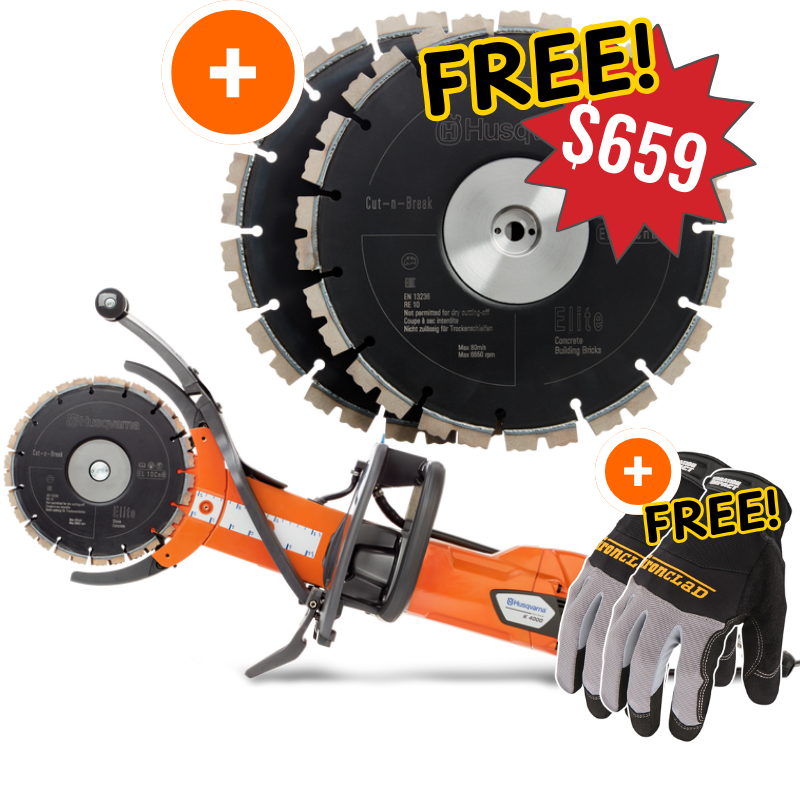 Husqvarna K4000 Cut-n-Break Saw - Electric