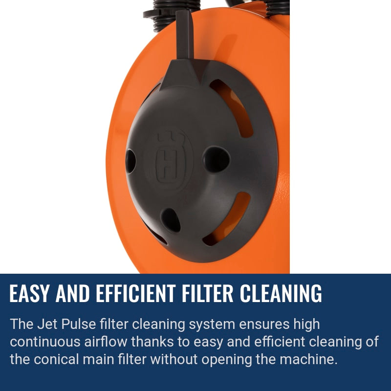 Husqvarna S26 Easy and efficient filter cleaning