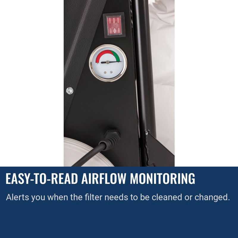 Husqvarna S26 Easy-to-read airflow monitoring