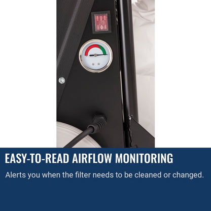 Husqvarna S26 Easy-to-read airflow monitoring
