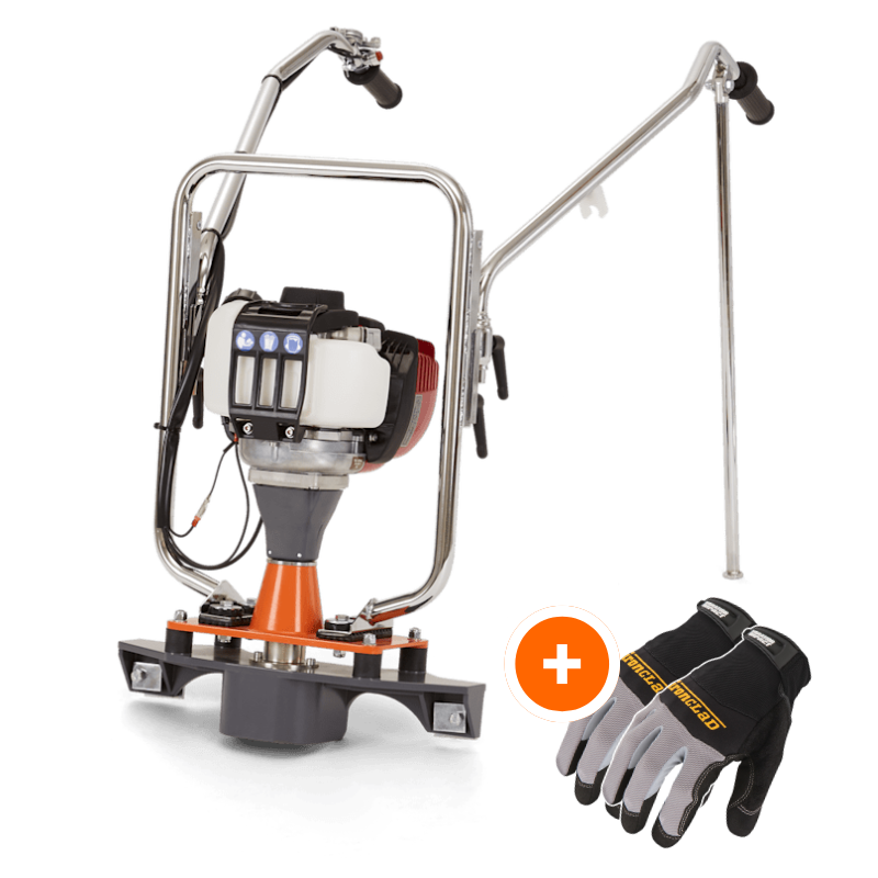 Husqvarna BV 30 | Walk-Behind Screed W/ Free Vibration Impact Ironclad Gloves