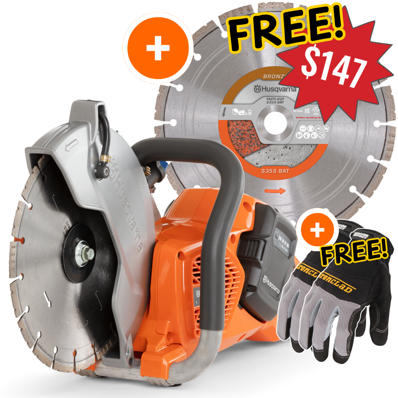 Husqvarna K540i Disc Cutter 10.5" - Battery Powered