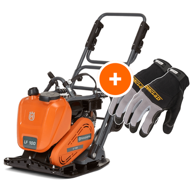 Husqvarna LF 100 LAT W/ Free Vibration Impact Ironclad Gloves