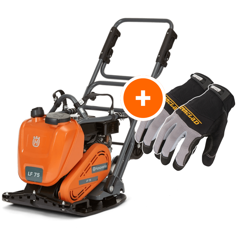 Husqvarna LF75 LAT W/ Free Vibration Impact Ironclad Gloves