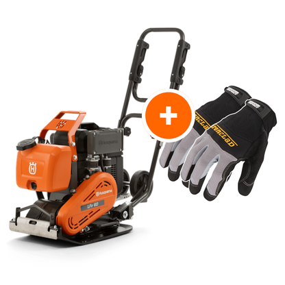 Husqvarna LFe 60 LAT W/ Free Vibration Impact Ironclad Gloves