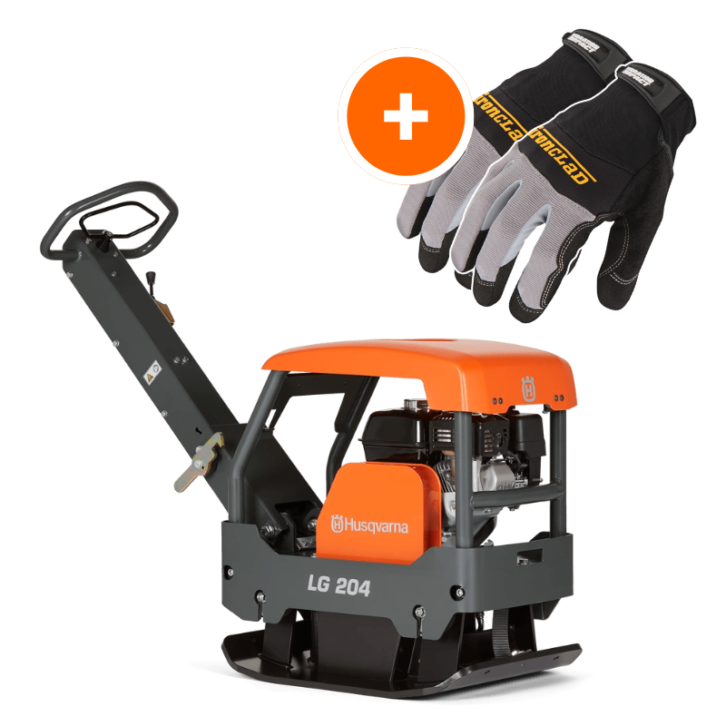 Husqvarna LG 204 W/ Free Vibration Impact Ironclad Gloves