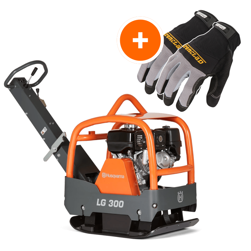 Husqvarna LG 300 W/ Free Vibration Impact Ironclad Gloves