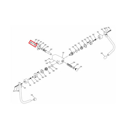 Hydraulic Line (P010) Spare Part for TPC170H 6.5HP Honda Reverse Compactor TPC170H-HL-2