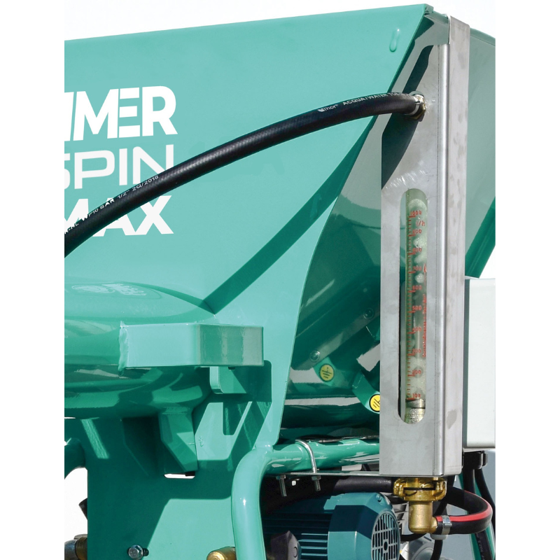 IMER Spin Max mixer close-up with gauge