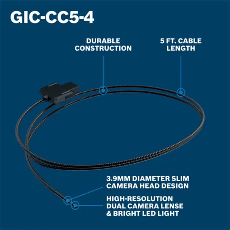 Inspection Camera Cable with 3.99 mm Camera Head