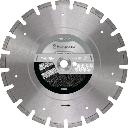 Diamond Asphalt Blade - Husqvarna Vari-Cut S85