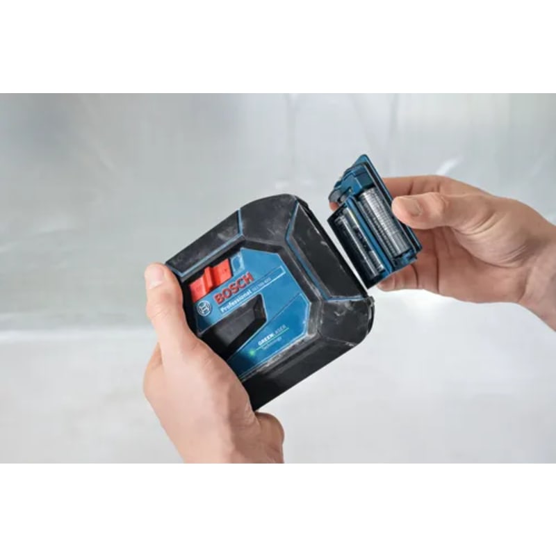 3.7V Green-Beam Self-Leveling Cross-Line Laser with Li-Ion Battery