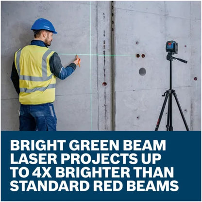 Green-Beam Self-Leveling Cross-Line Laser