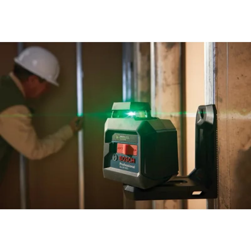Green-Beam Self-Leveling 360° Cross-Line Laser