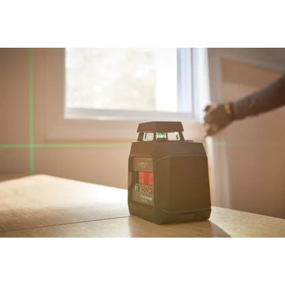 Green-Beam Self-Leveling 360° Cross-Line Laser