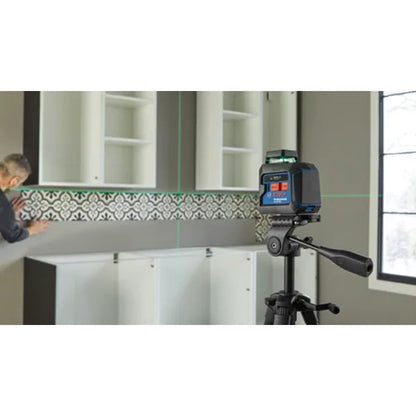 Green-Beam Self-Leveling 360° Cross-Line Laser
