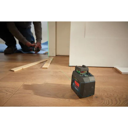 Green-Beam Self-Leveling 360° Cross-Line Laser