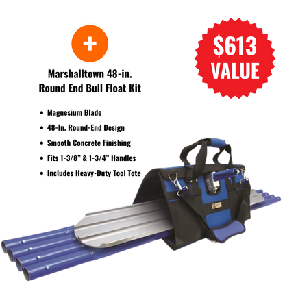 MudMixer Evolution Pad & Patio Bundle + 1,200 lbs Free Quikrete