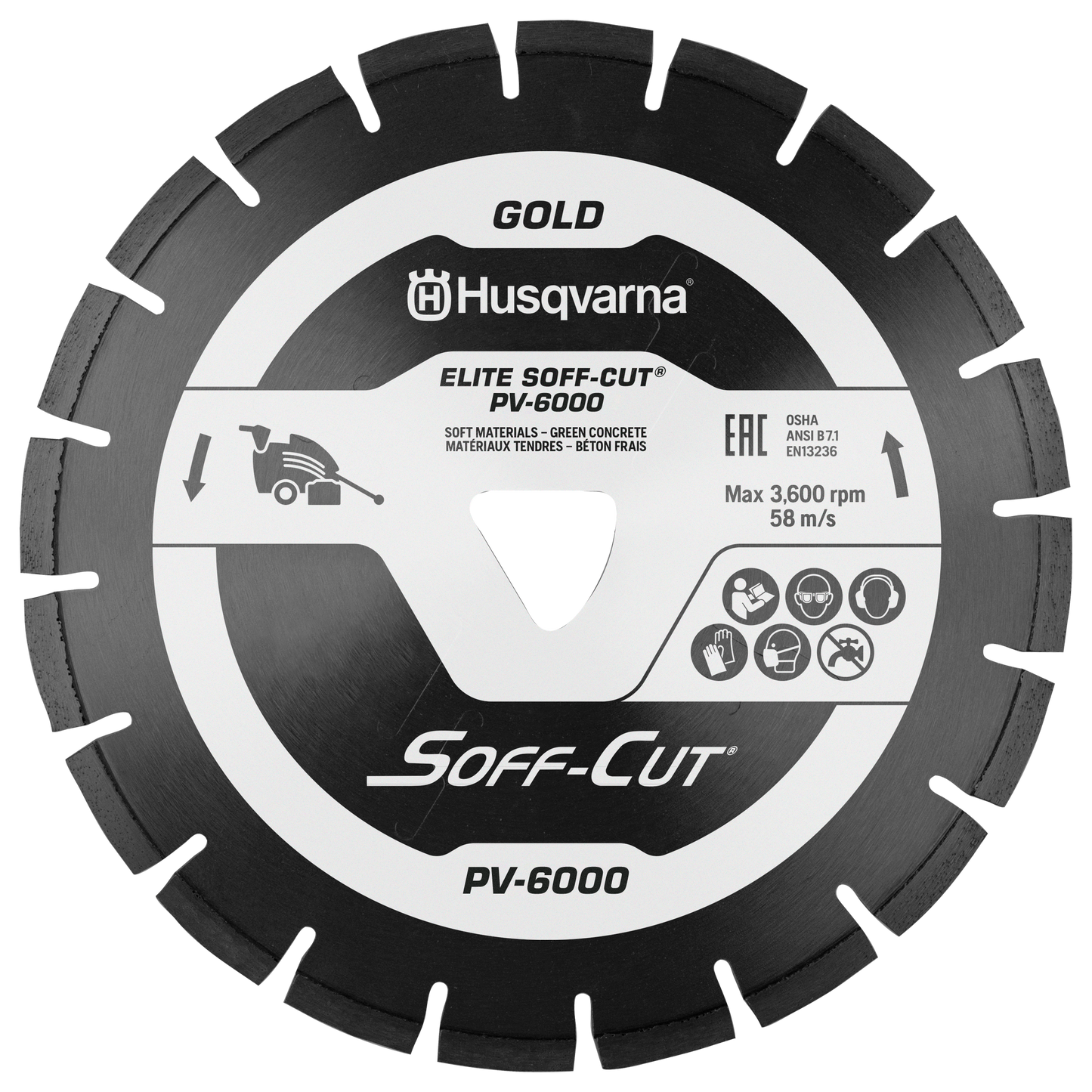 Husqvarna Soff Cut Blades - Husqvarna Pv-6000