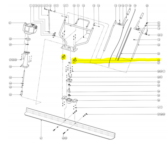 Rubber Mounts for TVSA-H Concrete Power Screed (#26)