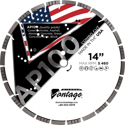 Diamond Cutting Blade - AP100 COMBO CUT - All Purpose