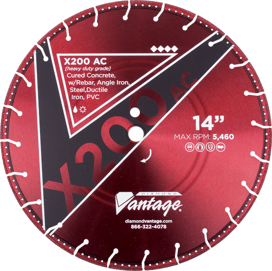 Diamond Tipped Blade - X200-AC* - All Cut - Fire/Rescue
