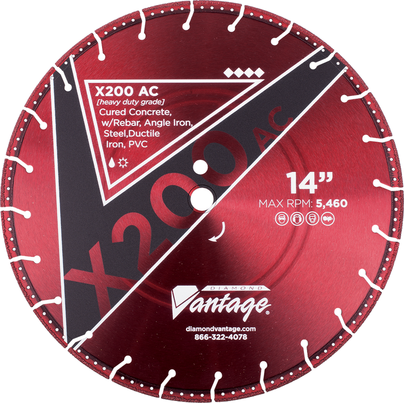 Diamond Tipped Blade - X200-AC* - All Cut - Fire/Rescue
