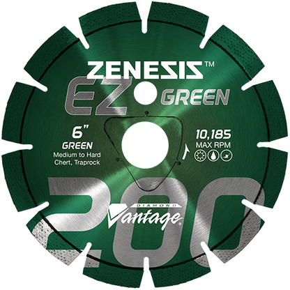 Concrete Diamond Blades - Z200 GREEN - Green Concrete