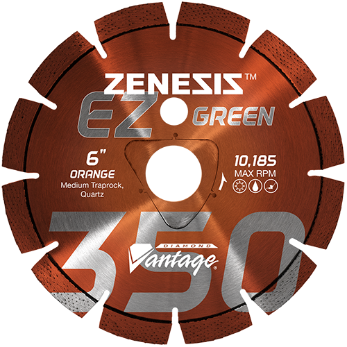 Diamond Blade Early Entry - Z350 ORANGE - Green Concrete