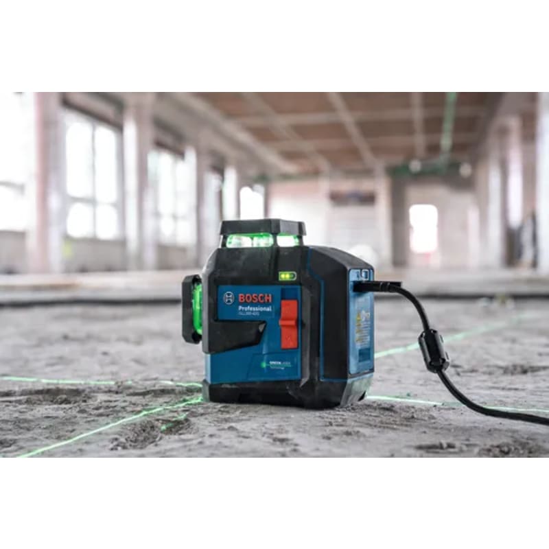 3.7V 360⁰ Green-Beam Three-Plane Leveling and Alignment Laser with Li-Ion Battery