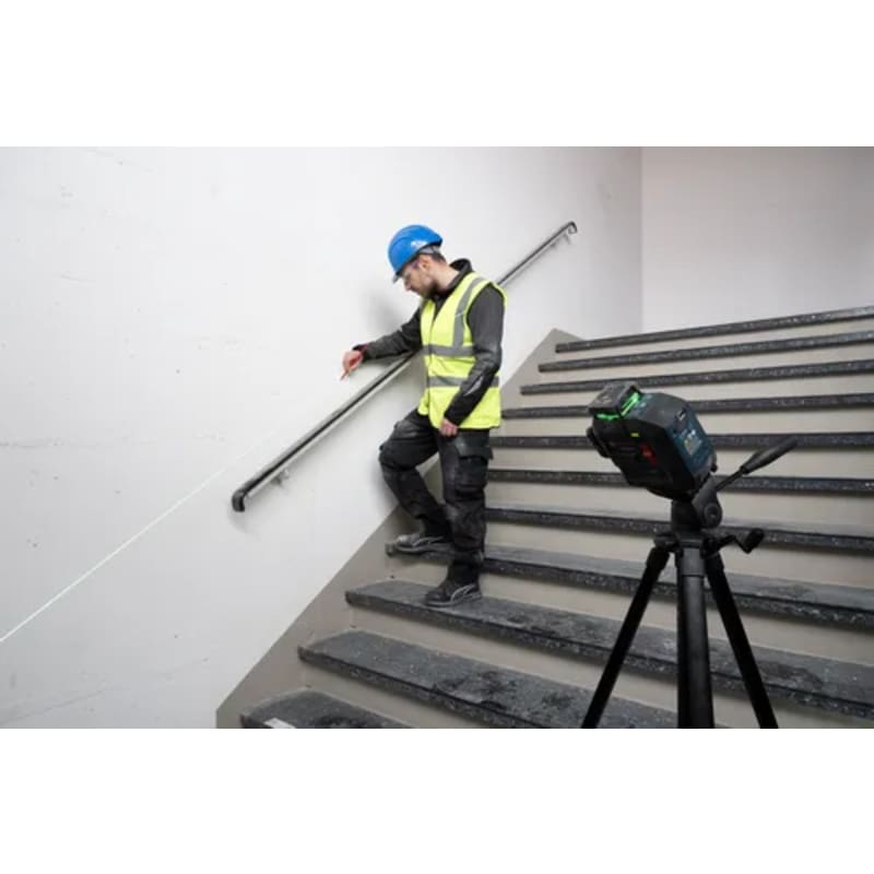 3.7V 360⁰ Green-Beam Three-Plane Leveling and Alignment Laser with Li-Ion Battery