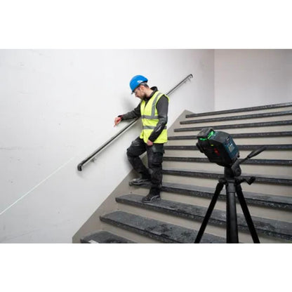 3.7V 360⁰ Green-Beam Three-Plane Leveling and Alignment Laser with Li-Ion Battery