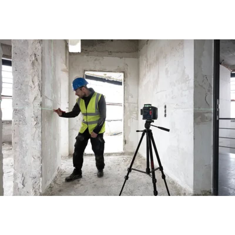 3.7V 360⁰ Green-Beam Three-Plane Leveling and Alignment Laser with Li-Ion Battery