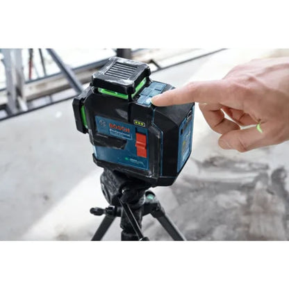 3.7V 360⁰ Green-Beam Three-Plane Leveling and Alignment Laser with Li-Ion Battery