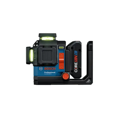 18V 360º Connected Green-Beam Three-Plane Leveling and Alignment Laser with (1) 4 Ah Battery