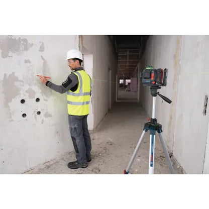 18V 360º Connected Green-Beam Three-Plane Leveling and Alignment Laser with (1) 4 Ah Battery