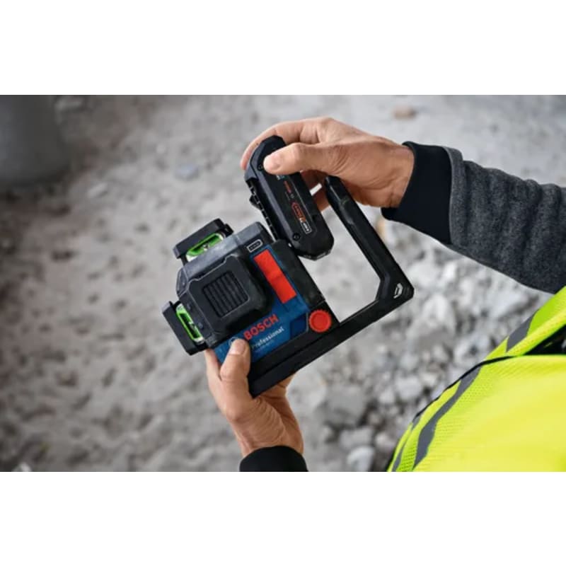 18V 360º Connected Green-Beam Three-Plane Leveling and Alignment Laser with (1) 4 Ah Battery