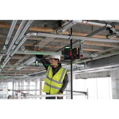 18V 360º Connected Green-Beam Three-Plane Leveling and Alignment Laser with (1) 4 Ah Battery